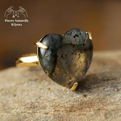 Bague "Reflet" en Labradorite | Bagues | pierre naturelle bijoux