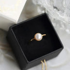 Bague en Perle d'eau douce | Bagues | pierre naturelle bijoux