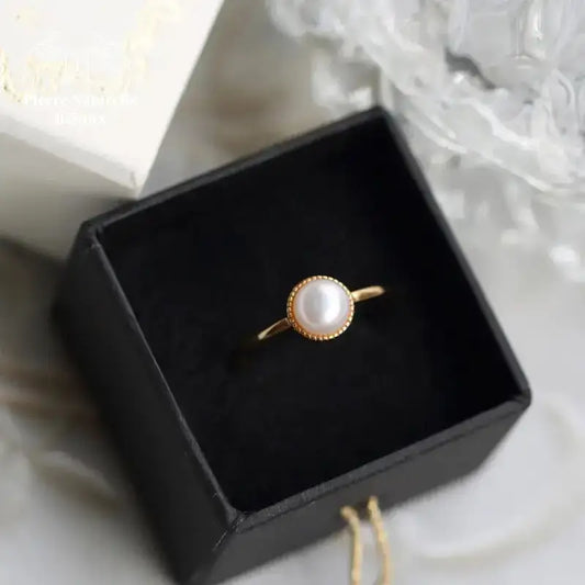 Bague en Perle d'eau douce | Bagues | pierre naturelle bijoux
