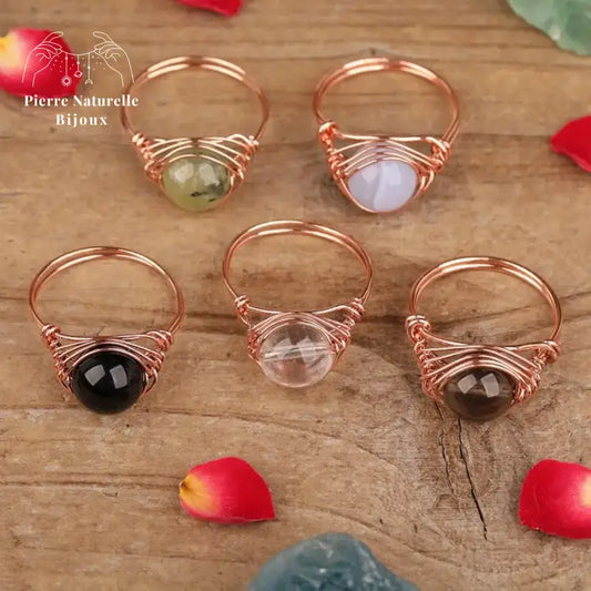 Bague "Perception" en pierres naturelles | Bagues | pierre naturelle bijoux