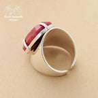 Bague "Réconciliation" en Rhodonite | Bagues | pierre naturelle bijoux