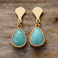 Boucles d'oreilles en Amazonite