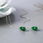 Boucles d'oreilles "Ambition" en Jade | Boucles d'Oreilles | pierre naturelle bijoux