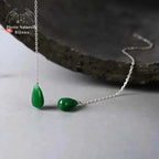 Boucles d'oreilles "Ambition" en Jade | Boucles d'Oreilles | pierre naturelle bijoux