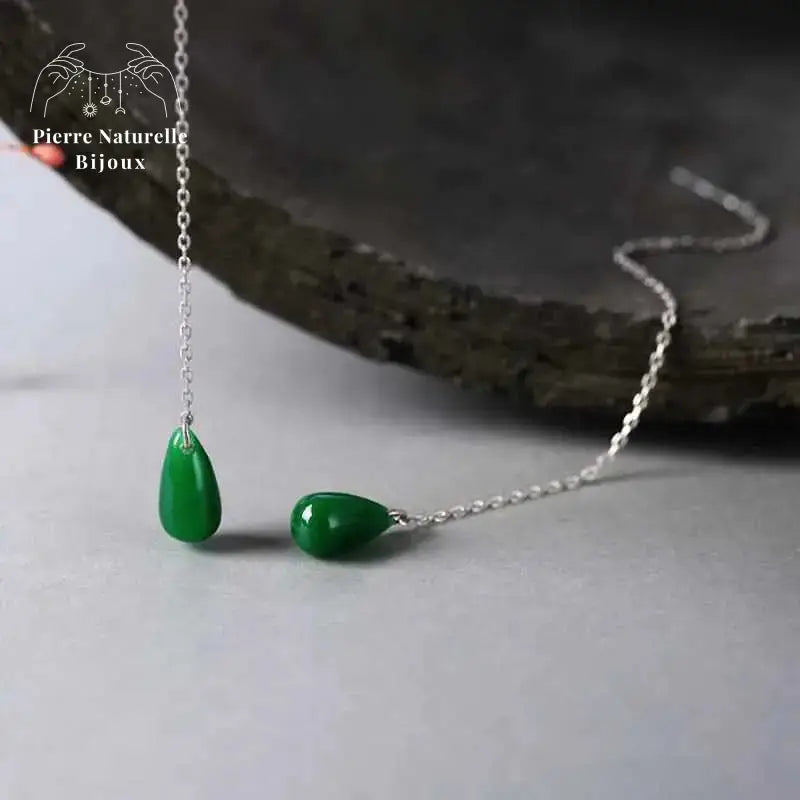 Boucles d'oreilles "Ambition" en Jade | Boucles d'Oreilles | pierre naturelle bijoux
