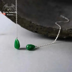 Boucles d'oreilles "Ambition" en Jade | Boucles d'Oreilles | pierre naturelle bijoux