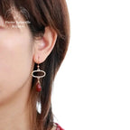 Boucles d'oreilles "Isis" en Jaspe rouge | Boucles d'Oreilles | pierre naturelle bijoux