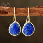 Boucles d'oreilles "Elba" en Lapis-lazuli