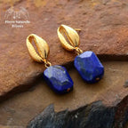 Boucles d'oreilles "Noblesse" en Lapis-lazuli | Boucles d'Oreilles | pierre naturelle bijoux