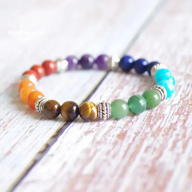 Bracelet 7 Chakras | Bracelets | pierre naturelle bijoux