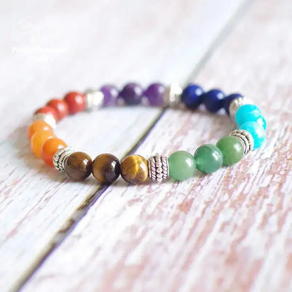 Bracelet 7 Chakras | Bracelets | pierre naturelle bijoux