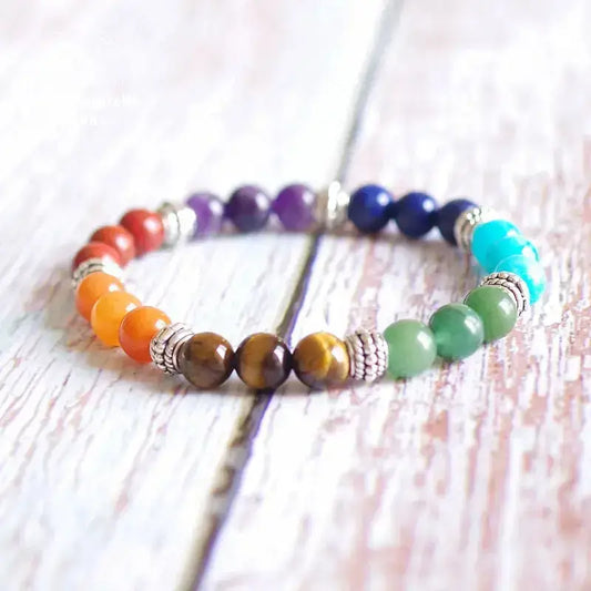 Bracelet 7 Chakras | Bracelets | pierre naturelle bijoux