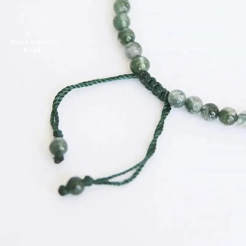 Bracelet en Agate mousse | Bracelets | pierre naturelle bijoux