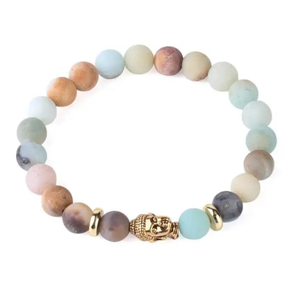 Bracelet "Bouddha" en Amazonite | Bracelets | pierre naturelle bijoux