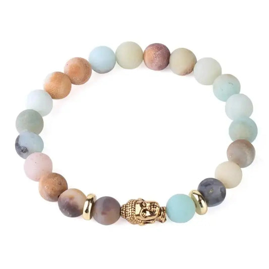 Bracelet "Bouddha" en Amazonite | Bracelets | pierre naturelle bijoux