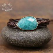 Bracelet "Courage" en Amazonite | Bracelets | pierre naturelle bijoux
