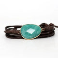 Bracelet "Courage" en Amazonite