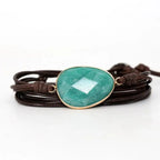 Bracelet "Courage" en Amazonite