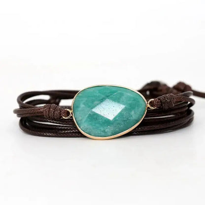 Bracelet "Courage" en Amazonite