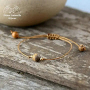 Bracelet "Minimaliste" en Jaspe paysage