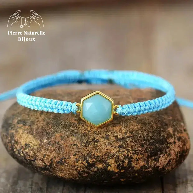 Bracelet "Sérénité de l'esprit" en Amazonite