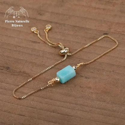 Bracelet "Universel" en Amazonite | Bracelets | pierre naturelle bijoux