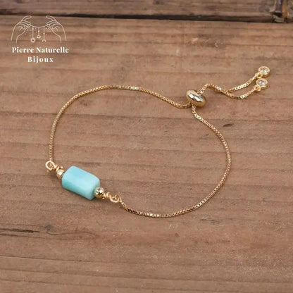 Bracelet "Universel" en Amazonite | Bracelets | pierre naturelle bijoux