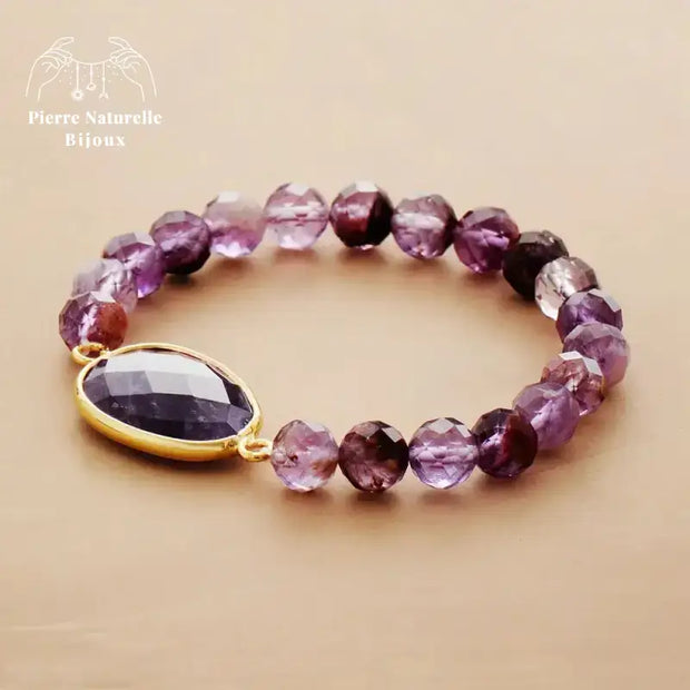 Bracelet en Améthyste | Bracelets | pierre naturelle bijoux