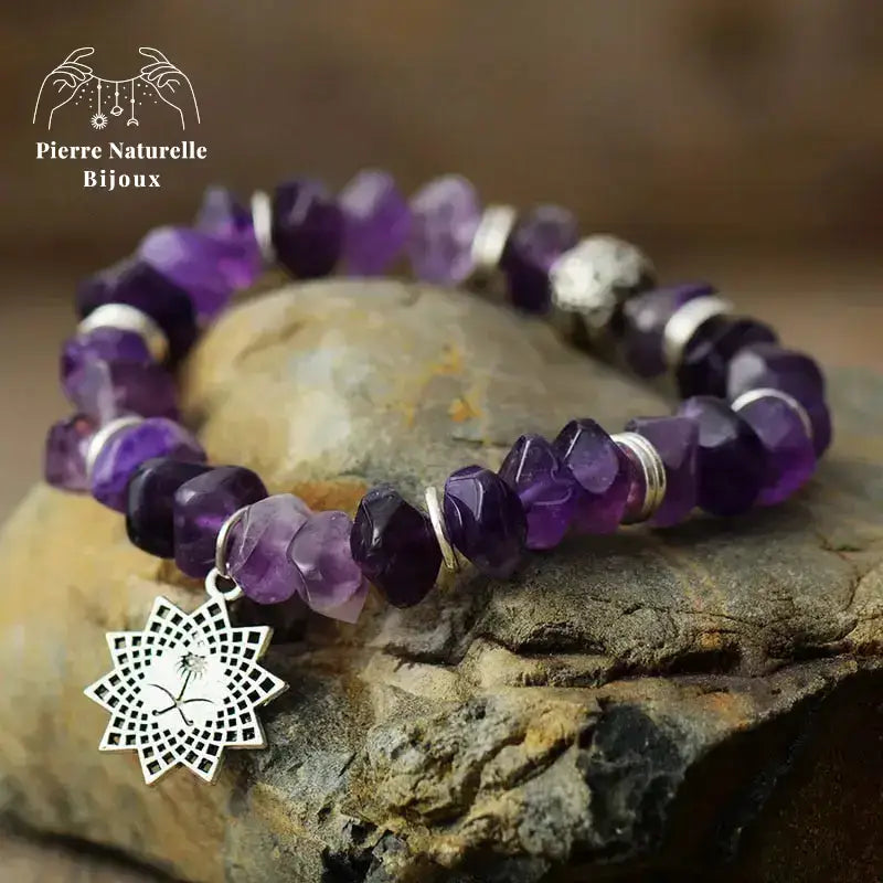 Bracelet "Astre" en Améthyste | Bracelets | pierre naturelle bijoux