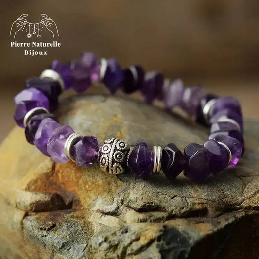 Bracelet "Astre" en Améthyste | Bracelets | pierre naturelle bijoux