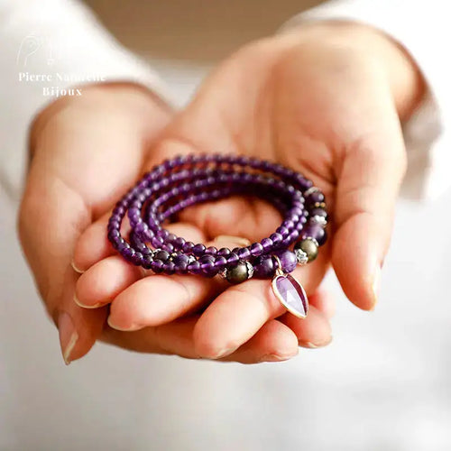 Bracelet "Cur" en Améthyste | Bracelets | pierre naturelle bijoux