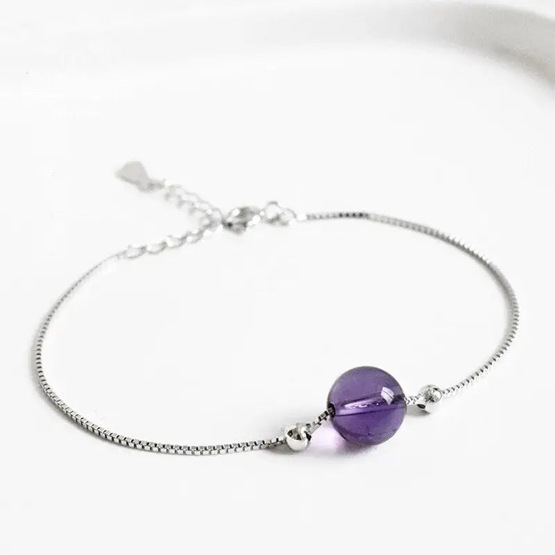 Bracelet "Embellie" en Améthyste | Bracelets | pierre naturelle bijoux