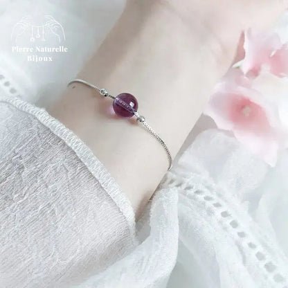 Bracelet "Embellie" en Améthyste | Bracelets | pierre naturelle bijoux