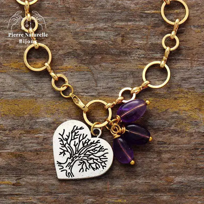 Bracelet "Primaire" en Améthyste | Bracelets | pierre naturelle bijoux
