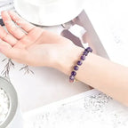 Bracelet en Améthyste, Quartz rose et Pierre de lune | Bracelets | pierre naturelle bijoux