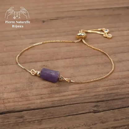 Bracelet "Saint-Valentin" en Améthyste | Bracelets | pierre naturelle bijoux