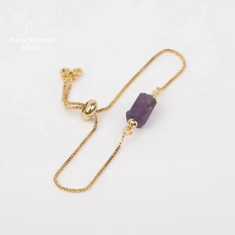 Bracelet "Saint-Valentin" en Améthyste | Bracelets | pierre naturelle bijoux
