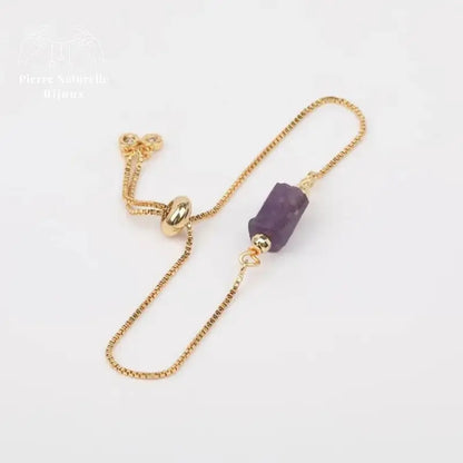 Bracelet "Saint-Valentin" en Améthyste | Bracelets | pierre naturelle bijoux