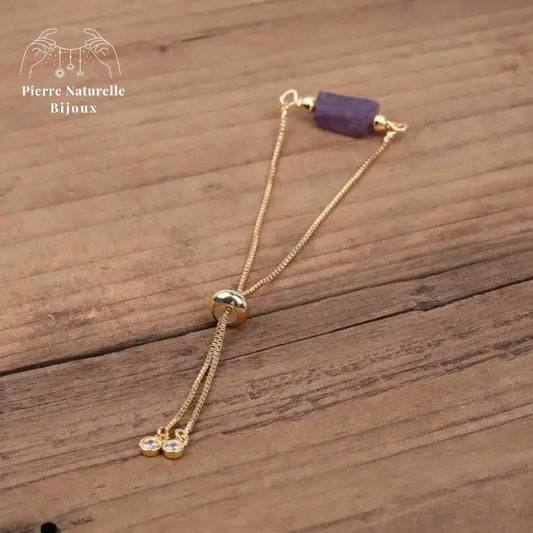 Bracelet "Saint-Valentin" en Améthyste | Bracelets | pierre naturelle bijoux