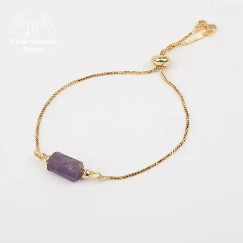 Bracelet "Saint-Valentin" en Améthyste | Bracelets | pierre naturelle bijoux