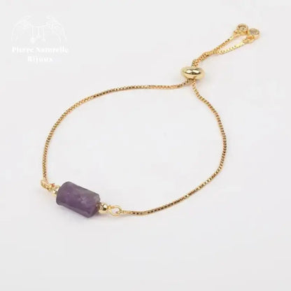 Bracelet "Saint-Valentin" en Améthyste | Bracelets | pierre naturelle bijoux
