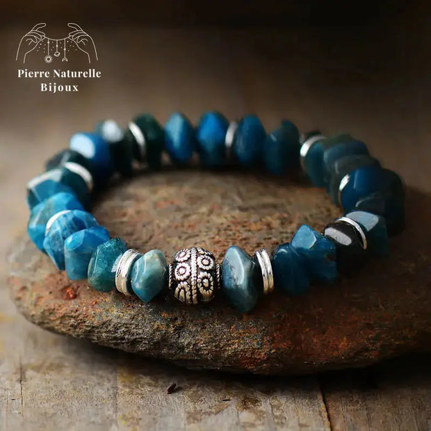 Bracelet "Arbre de vie" en Apatite | Bracelets | pierre naturelle bijoux