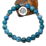 Bracelet "Lotus" en Apatite | Bracelets | pierre naturelle bijoux