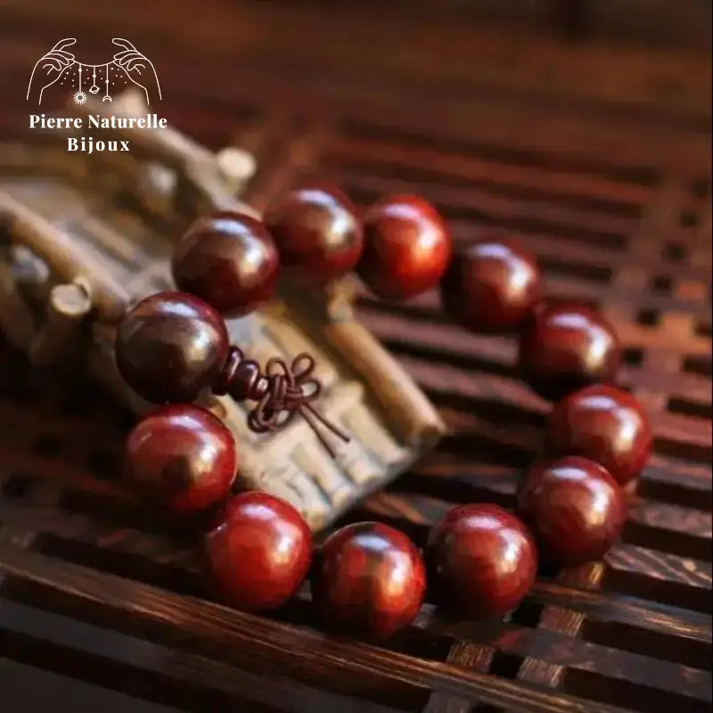 Bracelet "Positivité" en Bois de rose | Bracelets | pierre naturelle bijoux
