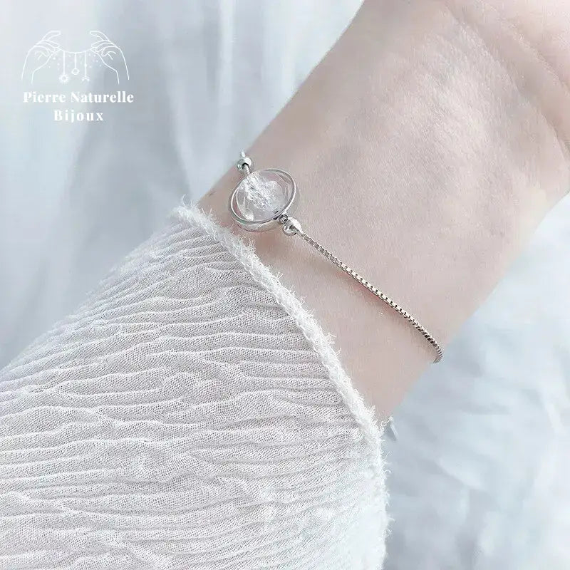 Bracelet "Reine" en Cristal de roche | Bracelets | pierre naturelle bijoux