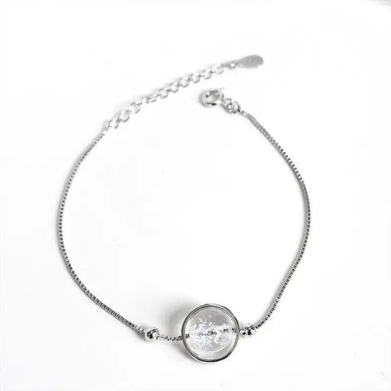 Bracelet "Reine" en Cristal de roche
