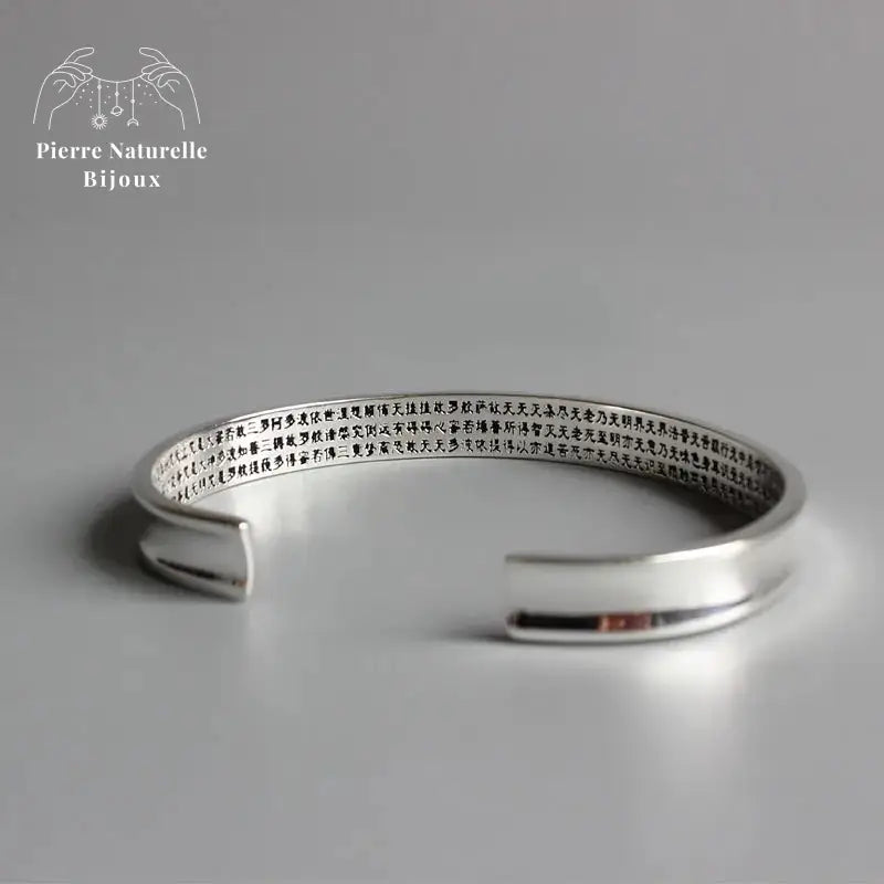 Bracelet "Mantra" en Cuivre blanc | Bracelets | pierre naturelle bijoux