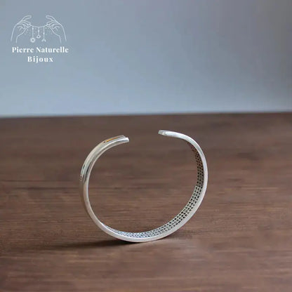 Bracelet "Mantra" en Cuivre blanc | Bracelets | pierre naturelle bijoux
