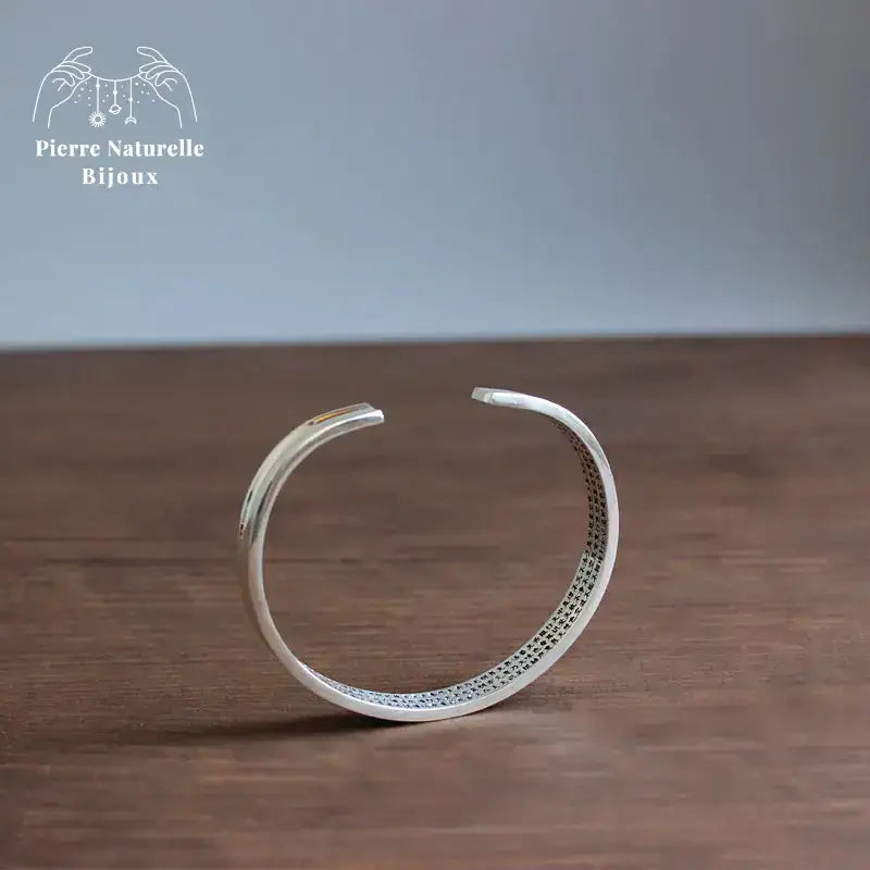 Bracelet "Mantra" en Cuivre blanc | Bracelets | pierre naturelle bijoux