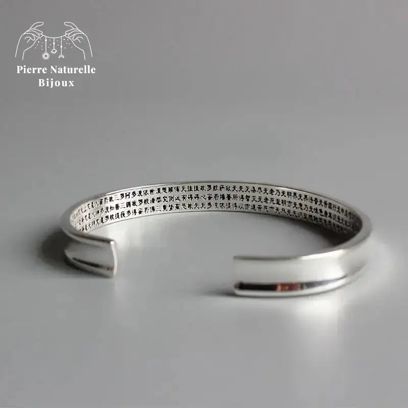 Bracelet "Mantra" en Cuivre blanc | Bracelets | pierre naturelle bijoux
